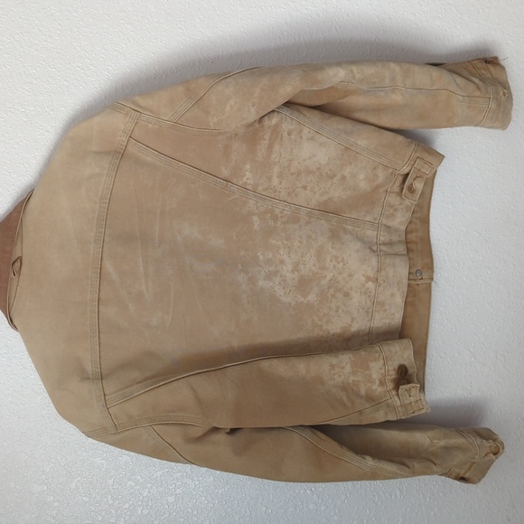 VTG Carhartt Trucker Jacket Blanket Lined Duck Canvas J09 BRN - Picture 2 of 14